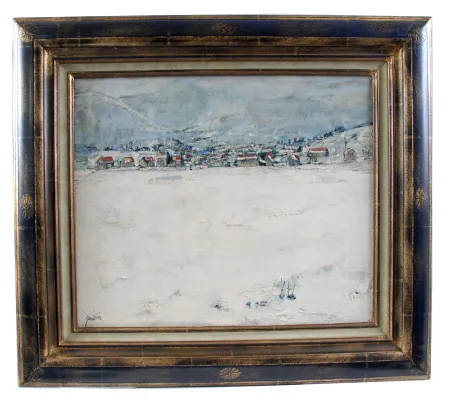 技術的なありません Gantner - Neige aux environs de Belfort, Les Vosges (Snow around Belfort, The Vosges)