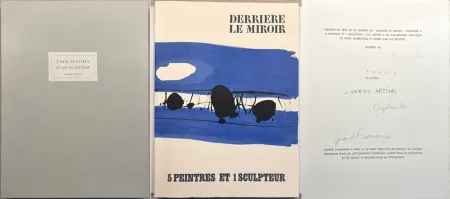 挿絵入り本 Garache - CINQ PEINTRES ET UN SCULPTEUR. Derrière le Miroir n°150. Tirage de Luxe (Capdeville, Garache, Fromanger) 1965