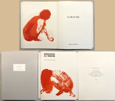 挿絵入り本 Garache - GARACHE. DERRIÈRE LE MIROIR N°213. Mars 1975. TIRAGE DE LUXE SIGNÉ..