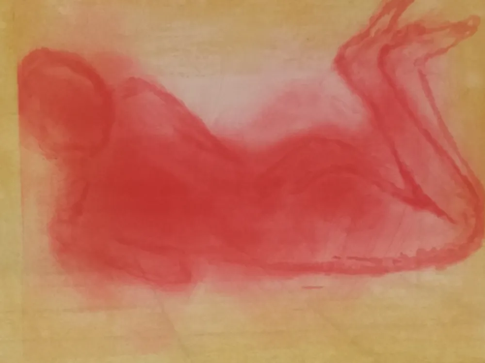 リトグラフ Garache - Nude figure