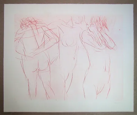 エッチング Garache - Trois actes