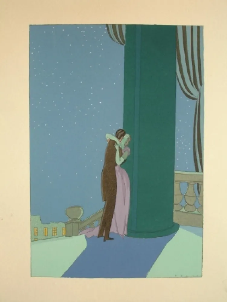 ステンシル Garcia Benito - Le Testament. Nouvelle en prose par monsieur Paul Bourget de l'Academie Française.