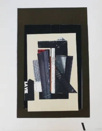 リトグラフ Garcia Ponce - Composition 9