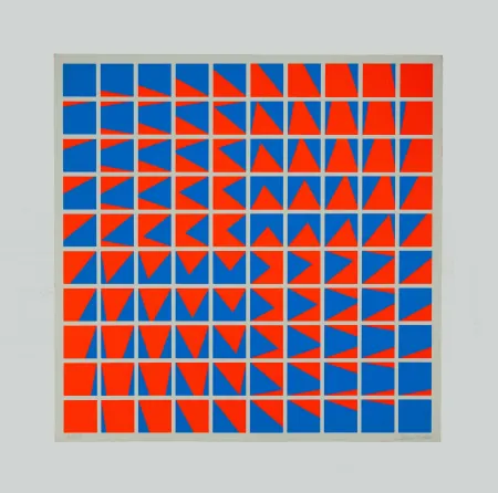 シルクスクリーン Garcia-Rossi - Composition