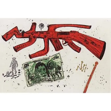 リトグラフ García Sevilla - Fuga IX