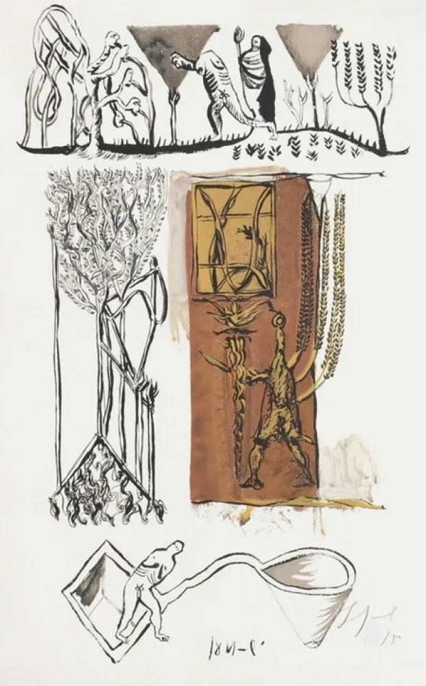 リトグラフ Garouste - Sans titre 1