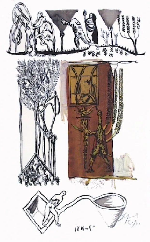 リトグラフ Garouste - Sans titre