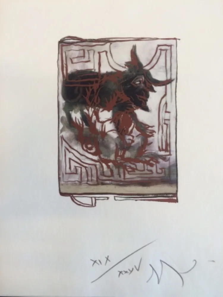 デジタル版画 Garouste - Sans titre