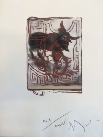 デジタル版画 Garouste - Sans titre