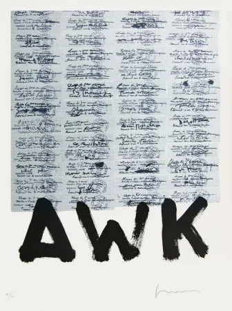 リトグラフ Gasiorowski - AFF AVT N°1028