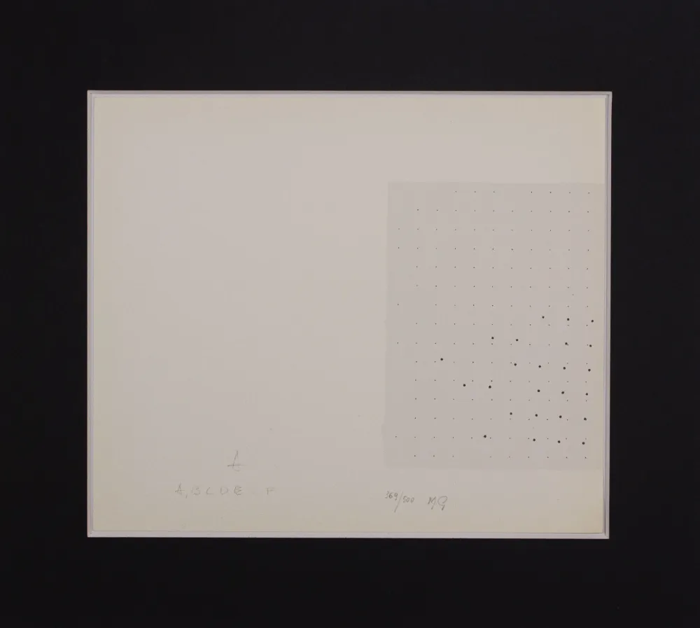 シルクスクリーン Gastini - Lettera A