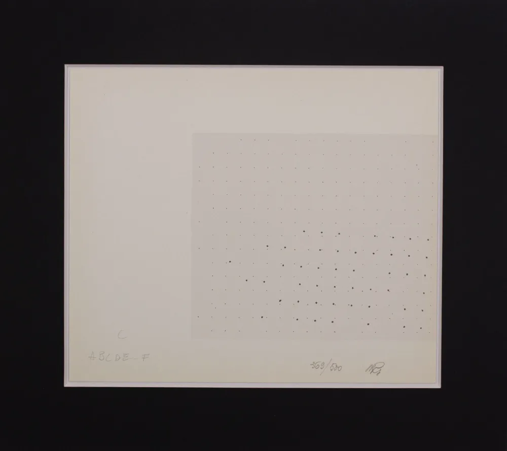 シルクスクリーン Gastini - Lettera C