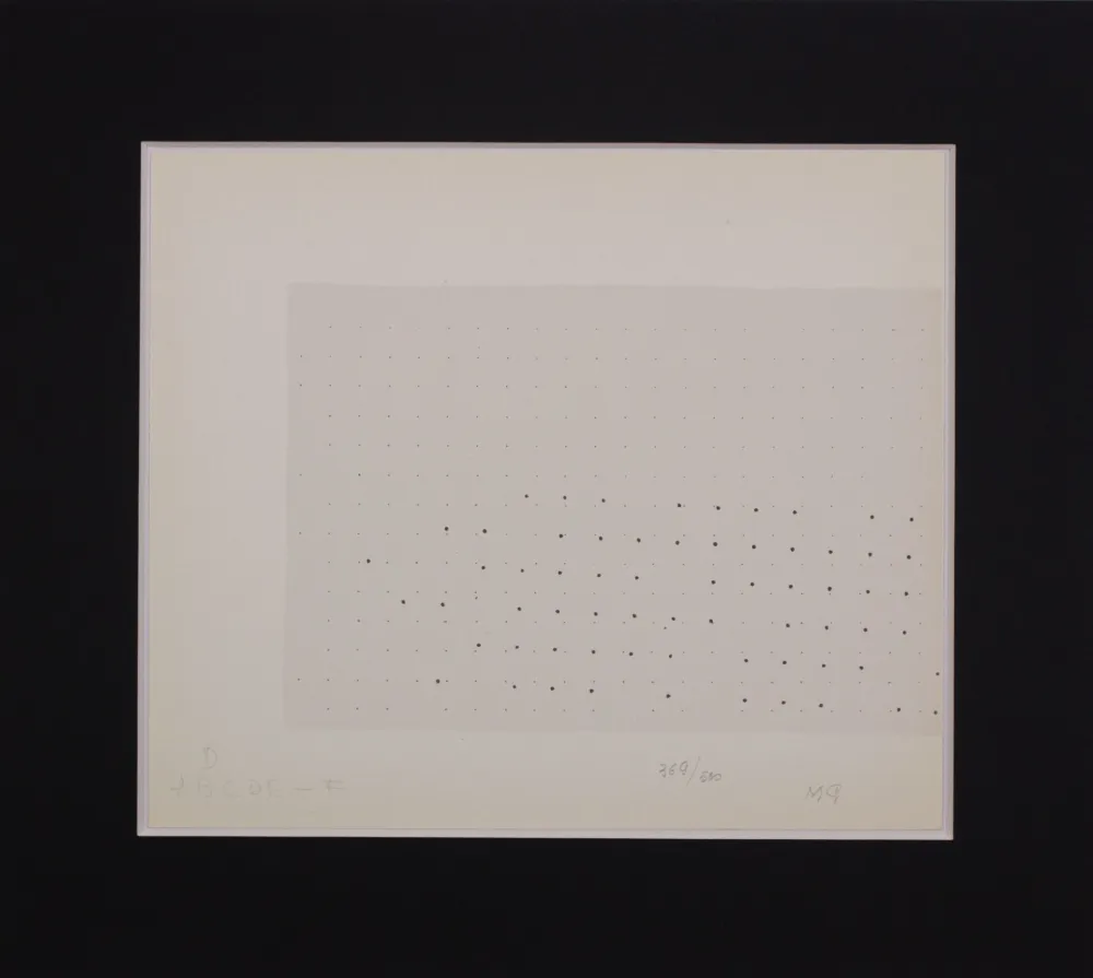 シルクスクリーン Gastini - Lettera D