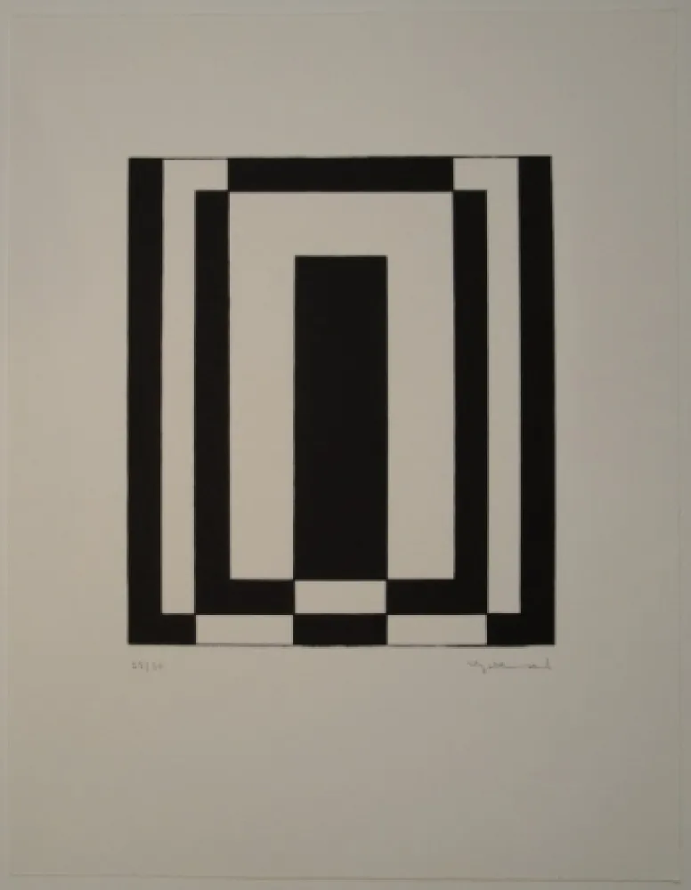 リトグラフ Gebhard - Zeitzeichen