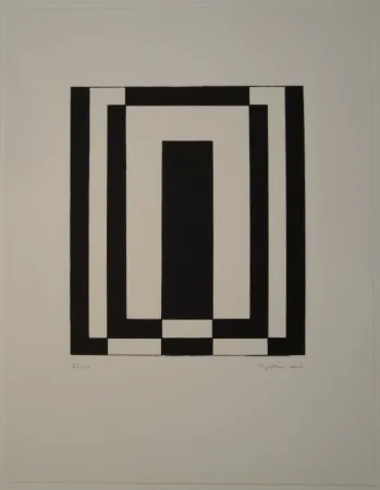 リトグラフ Gebhard - Zeitzeichen