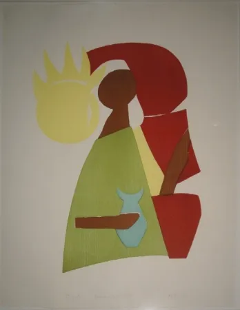 木版 Gehr - Maria Magdalena