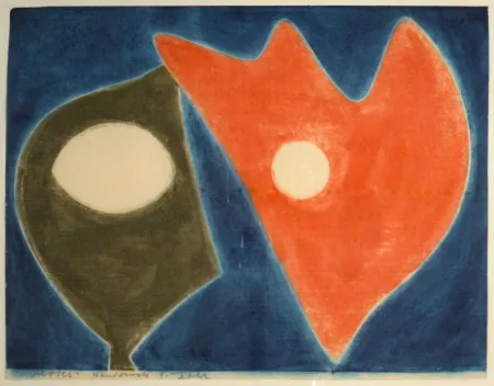 木版 Gehr - Moses vor brennendem Dornbusch I