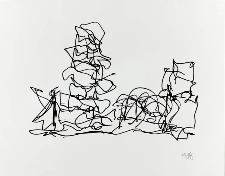 リトグラフ Gehry - Brooklyn Atlantic Yards Masterplan