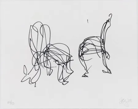 リトグラフ Gehry - Sitonme from the Artists for Obama Portfolio