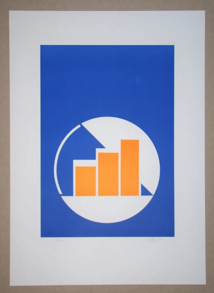 リノリウム彫版 Geiler - Concrete-constructive Composition