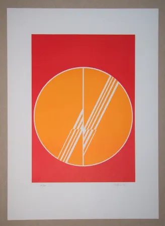 リノリウム彫版 Geiler - Concrete-constructive Composition