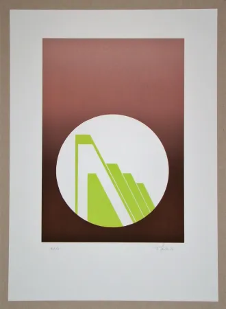 リノリウム彫版 Geiler - Concrete-constructive Composition