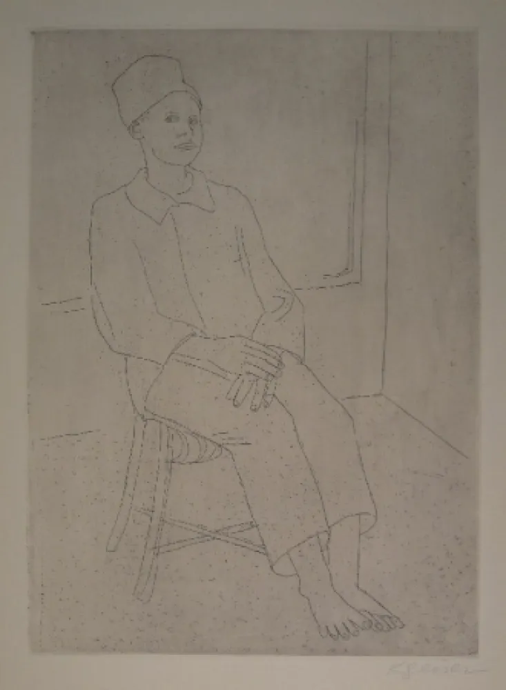 彫版 Geiser - Daniel mit der Zuavenmütze