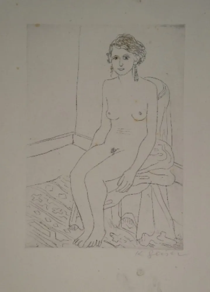 彫版 Geiser - Sitzende