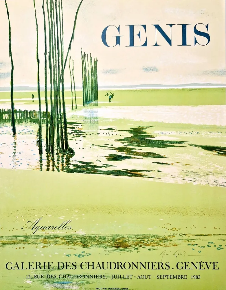 掲示 Genis - Aquarelles