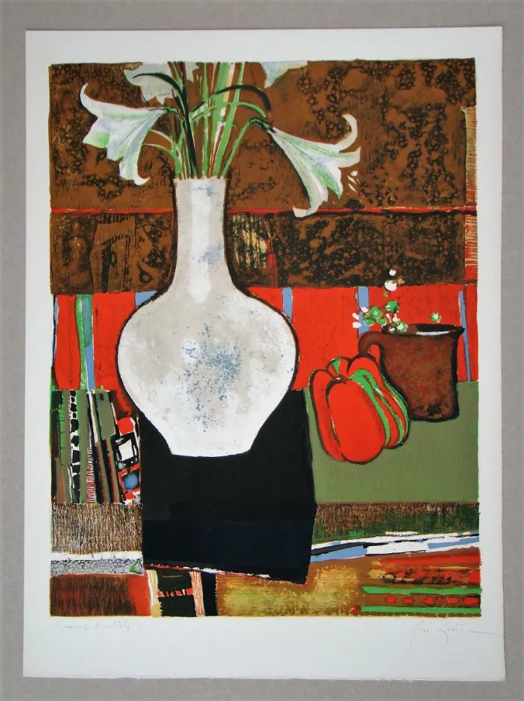 リトグラフ Genis - Le poivron