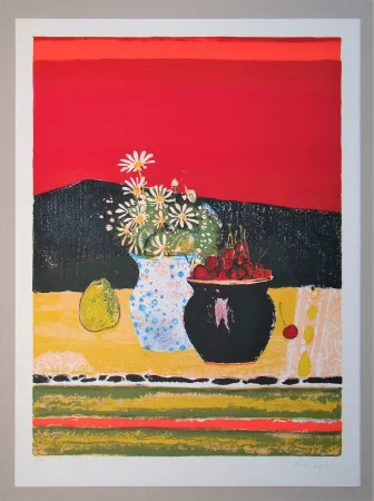 リトグラフ Genis - Les Cerises