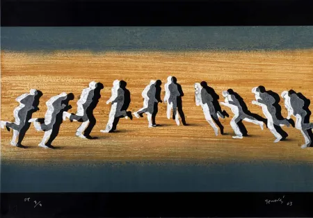 シルクスクリーン Genovés - Carreras