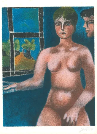 リトグラフ Gentilini - Luisa e Ippolito