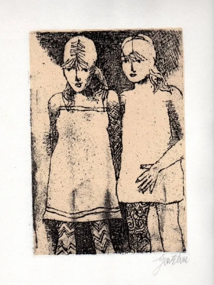 挿絵入り本 Gentilini - Un inverno a Parigi