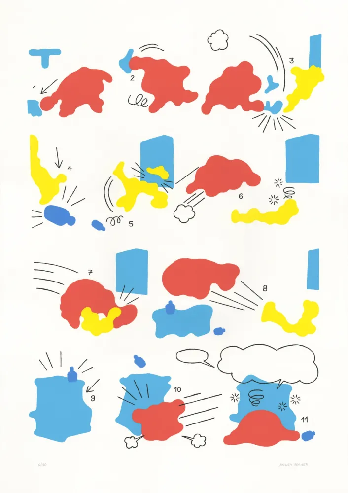 シルクスクリーン Gerner - Arizona 1880