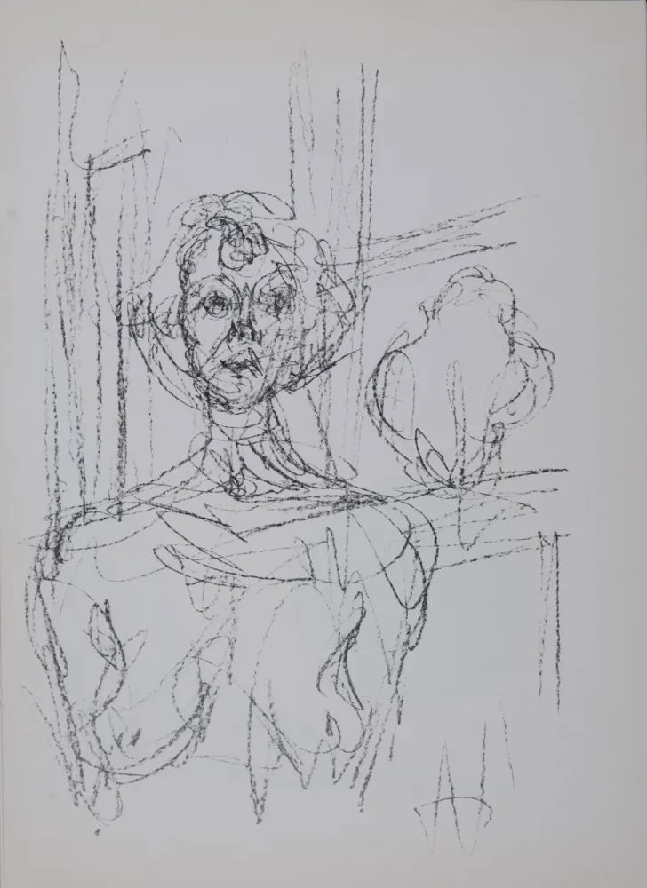 リトグラフ Giacometti - Annette, 1964