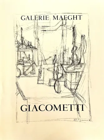 掲示 Giacometti - Galerie Maeght