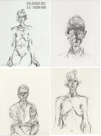 挿絵入り本 Giacometti - GIACOMETTI. DERRIÈRE LE MIROIR N°127. Mai 1961