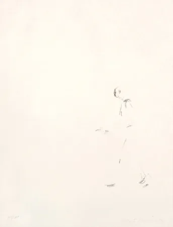 リトグラフ Giacometti - L'Homme qui marche