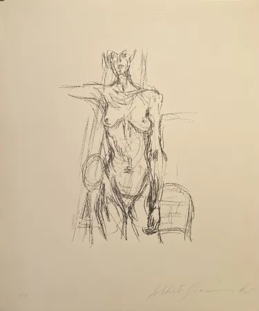 リトグラフ Giacometti - Nue - Lust 161 signed