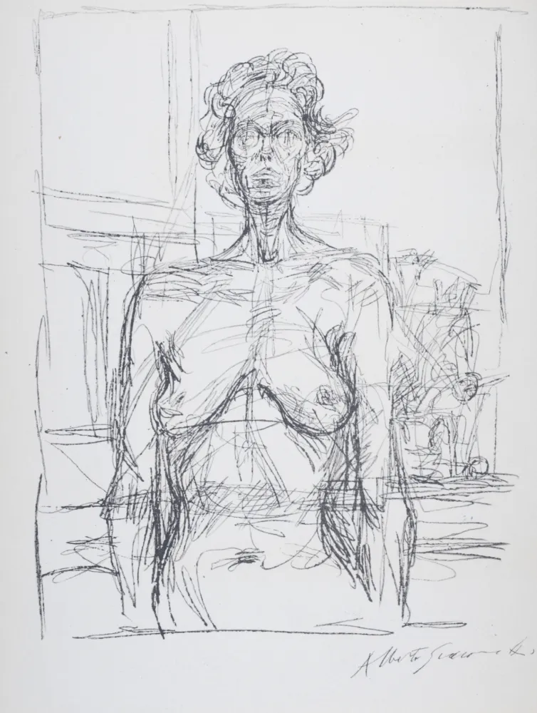リトグラフ Giacometti - Portrait, 1966