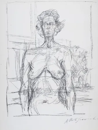 リトグラフ Giacometti - Portrait, 1966