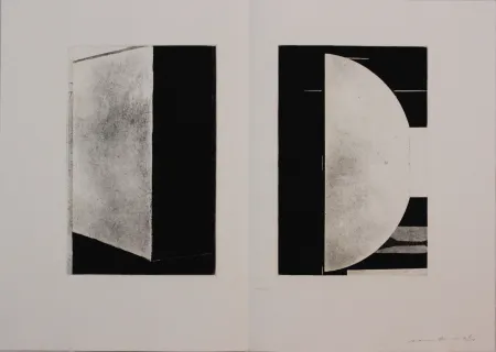 エッチングと　アクチアント Gibson - Untitled from 'Metafora' portfolio