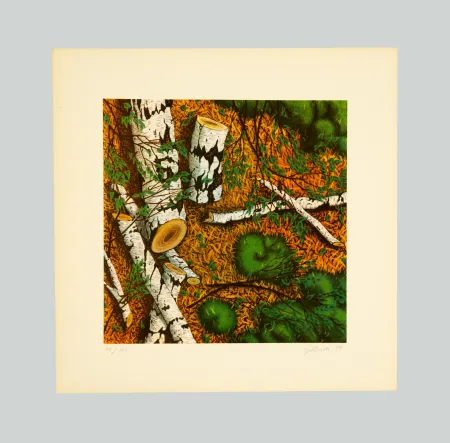 シルクスクリーン Gilardi - Betulle