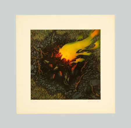 シルクスクリーン Gilardi - Fuoco