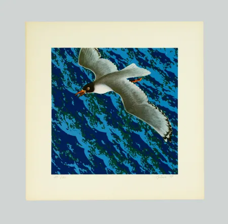 シルクスクリーン Gilardi - Gabbiano