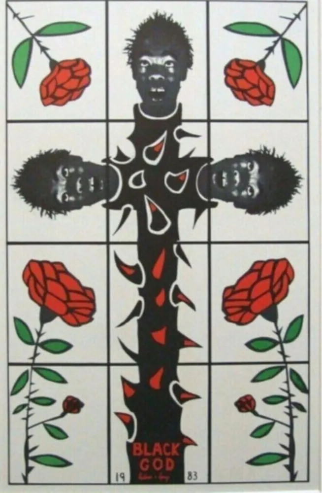 オフセット Gilbert & George - Black God