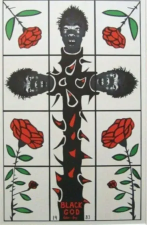 オフセット Gilbert & George - Black God