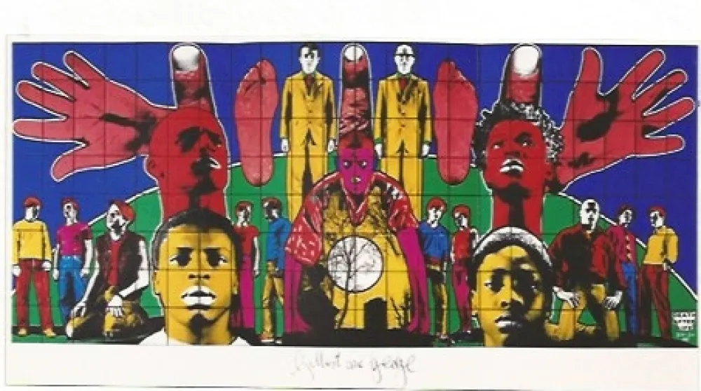 シルクスクリーン Gilbert & George - Death after Life