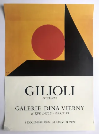 掲示 Gilioli - Galerie Dina Vierny